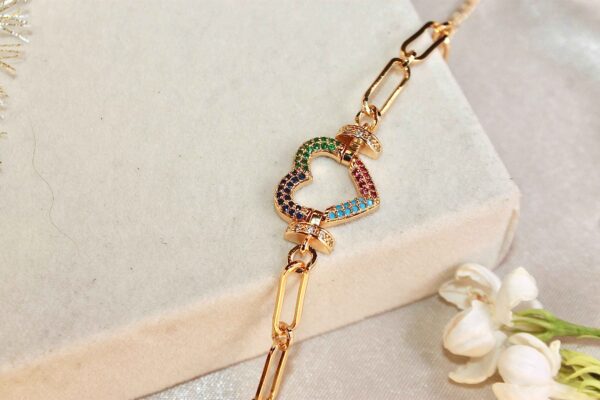 Heart Charm Bracelet